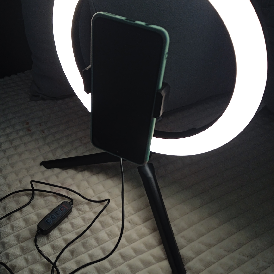 Ring Light Anel 26 cm e Tripé 14 cm Para directo ou influencier 6