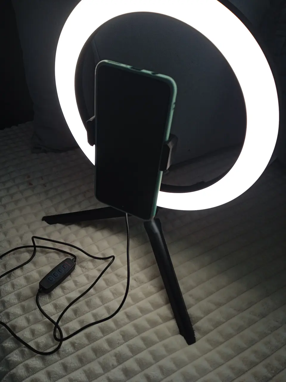 Ring Light Anel 26 cm e Tripé 14 cm Para directo ou influencier 6