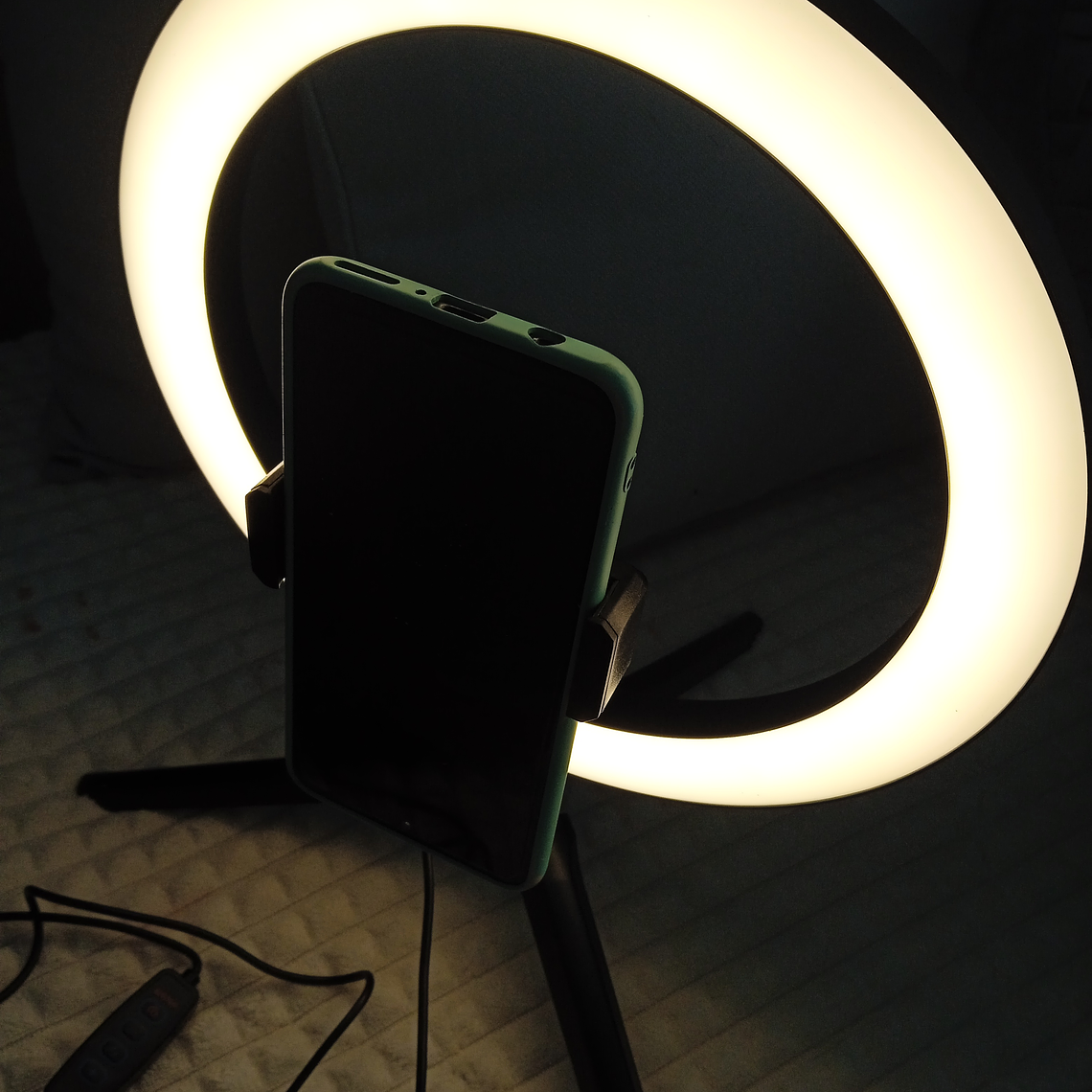 Ring Light Anel 26 cm e Tripé 14 cm Para directo ou influencier 7