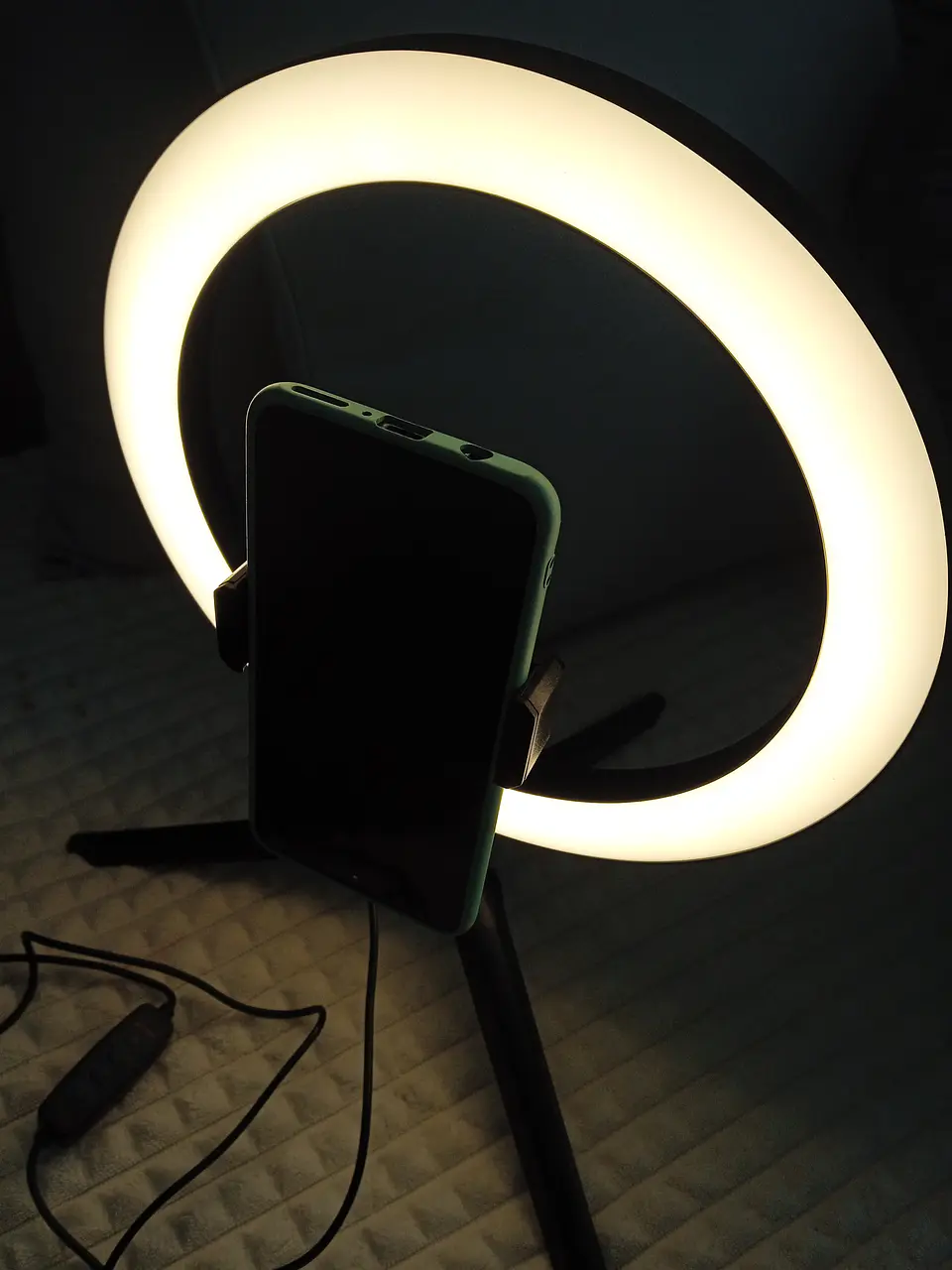 Ring Light Anel 26 cm e Tripé 14 cm Para directo ou influencier 7