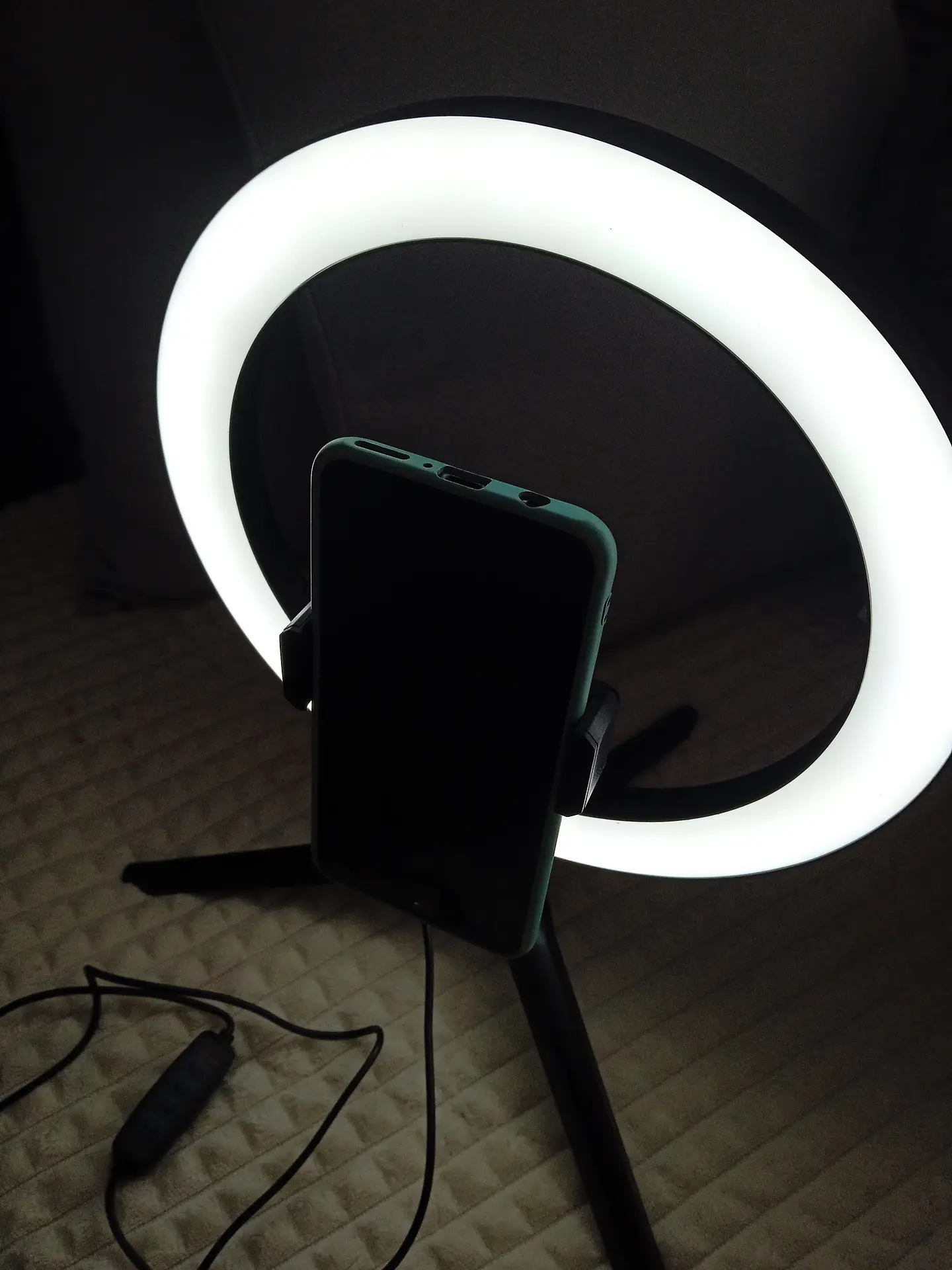 Ring Light Anel 26 cm e Tripé 14 cm Para directo ou influencier 8