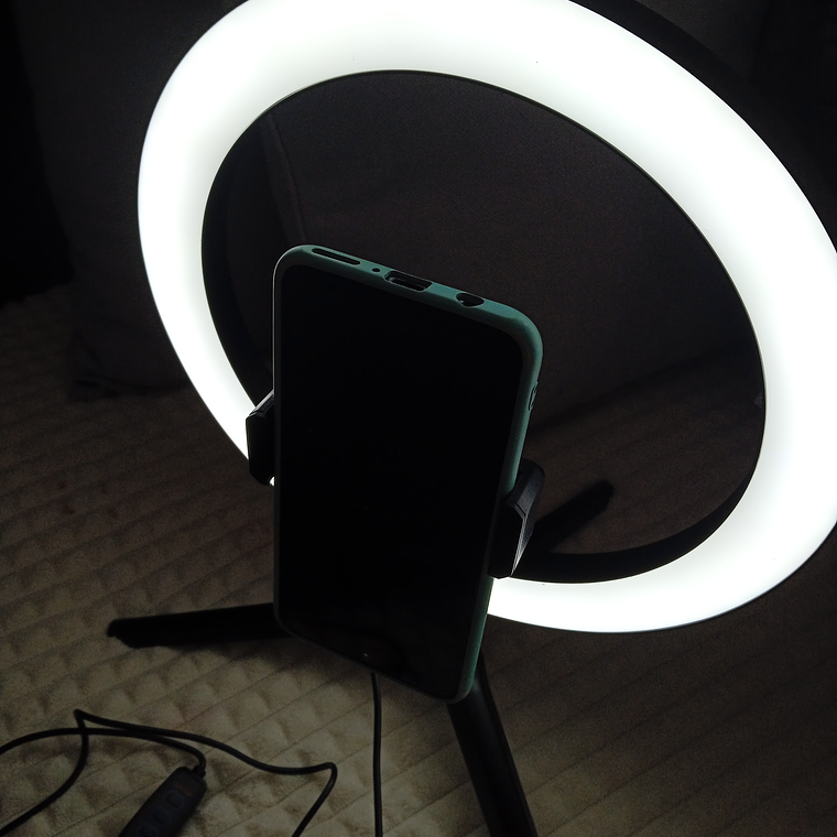 Ring Light Anel 26 cm e Tripé 14 cm Para directo ou influencier 8