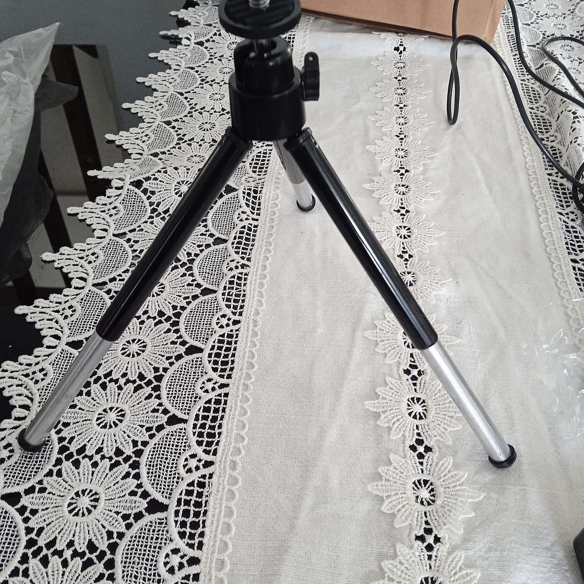 Ring Light Anel 26 cm e Tripé 14 cm Para directo ou influencier 9