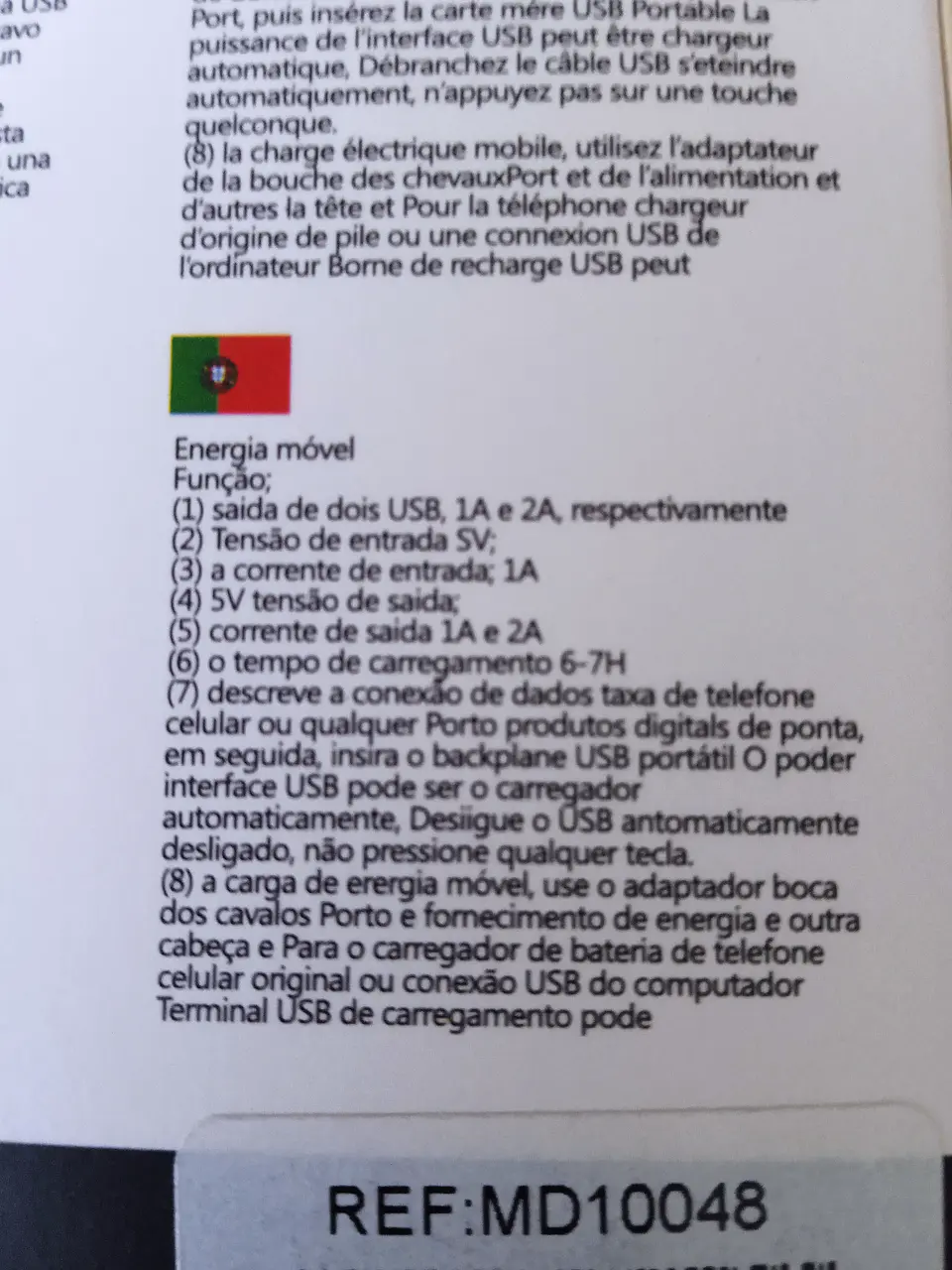 Power Bank de 5000 mAh com - Várias Cores 8