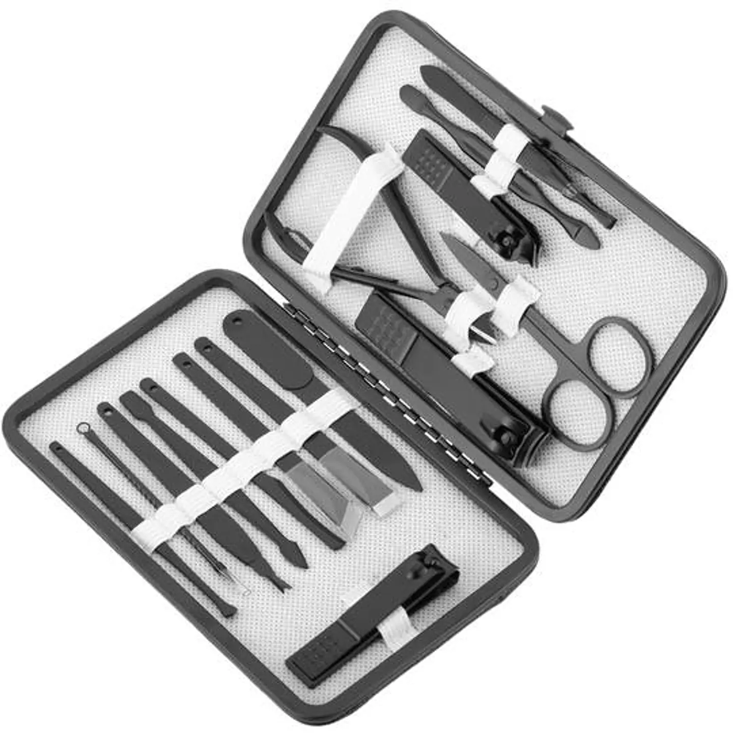 Conjunto profissional de manicure e pedicure 15pcs 1