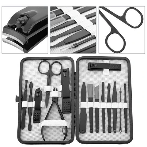Conjunto profissional de manicure e pedicure 15pcs