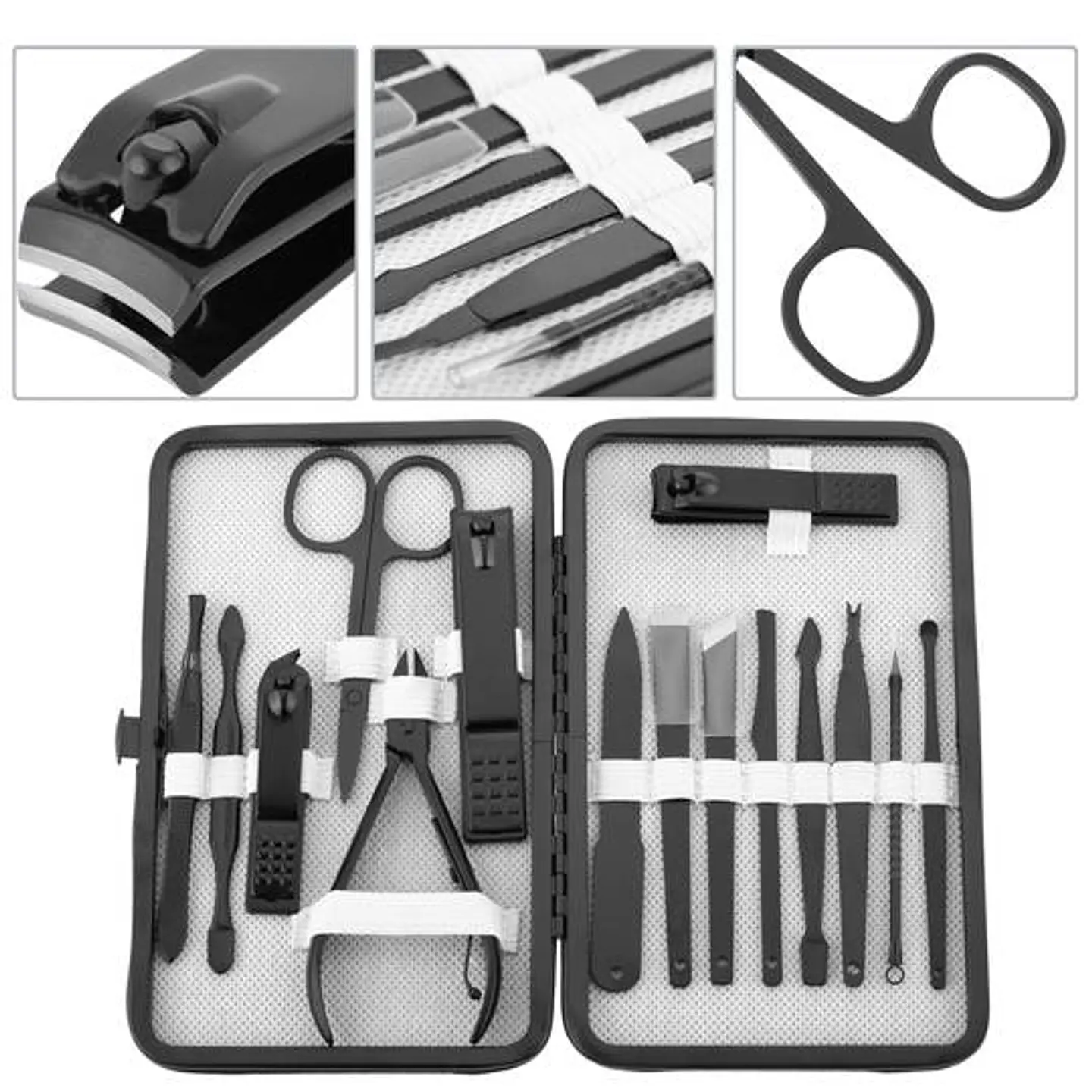 Conjunto profissional de manicure e pedicure 15pcs 2