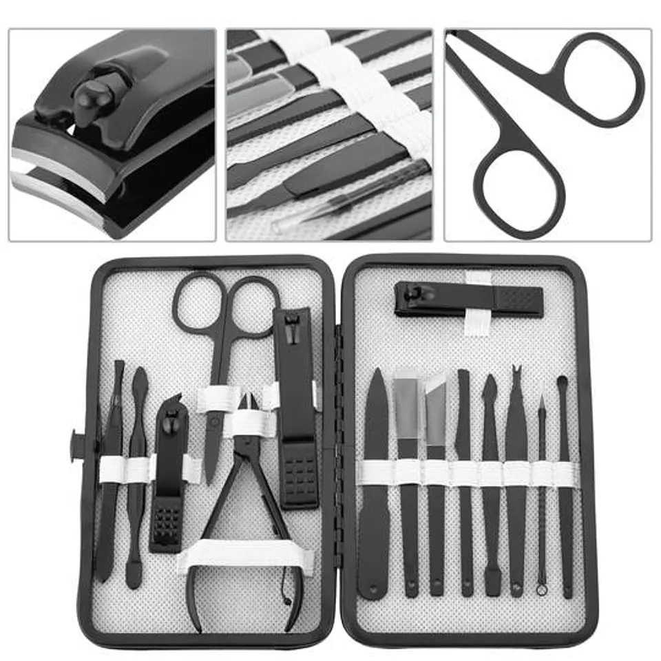 Conjunto profissional de manicure e pedicure 15pcs 2