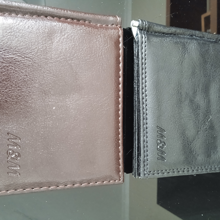 Porta cartões RFDI com porta notas e moedas 7