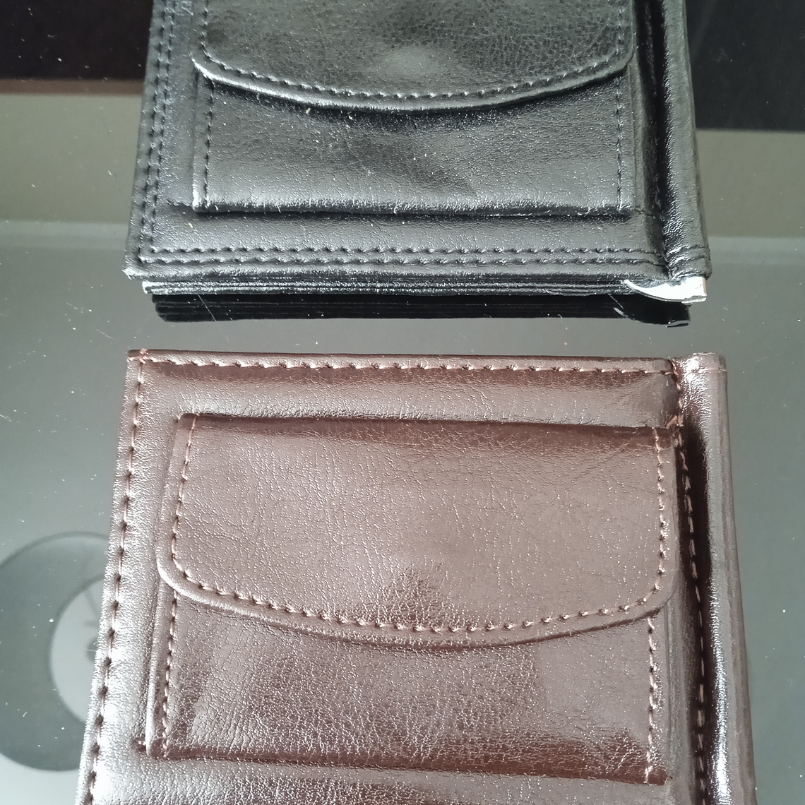 Porta cartões RFDI com porta notas e moedas 8