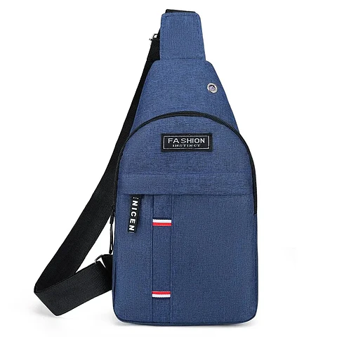 Mochila prática azul