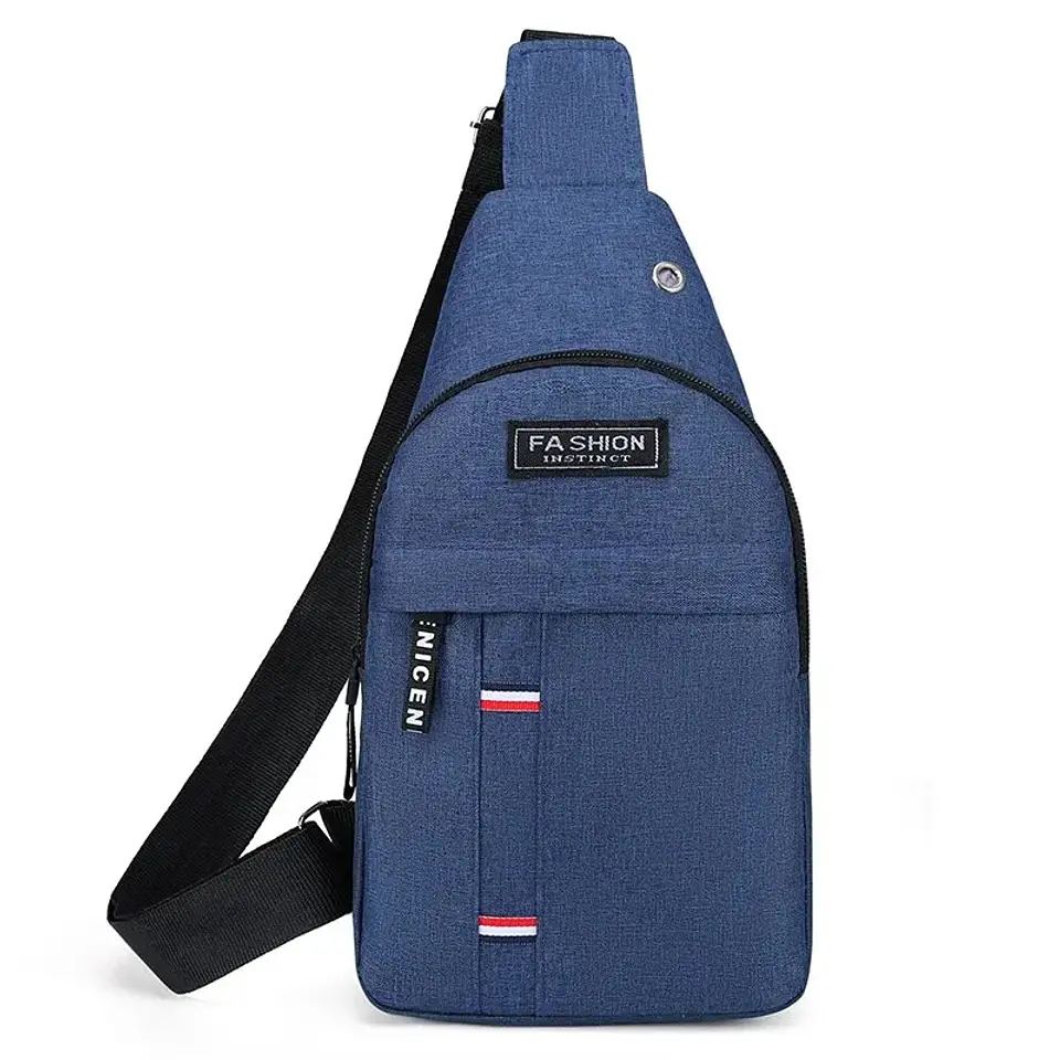 Mochila prática azul 2