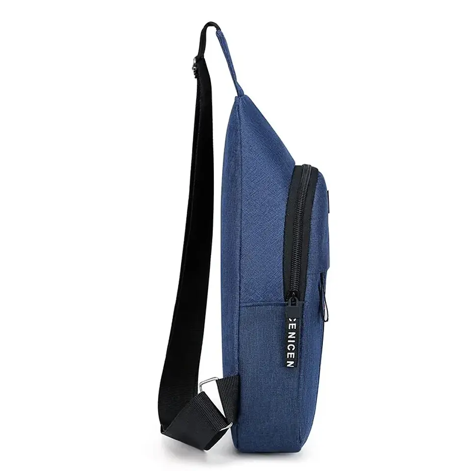 Mochila prática azul 5