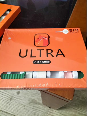 Smartwatch ultra com 7 braceletes