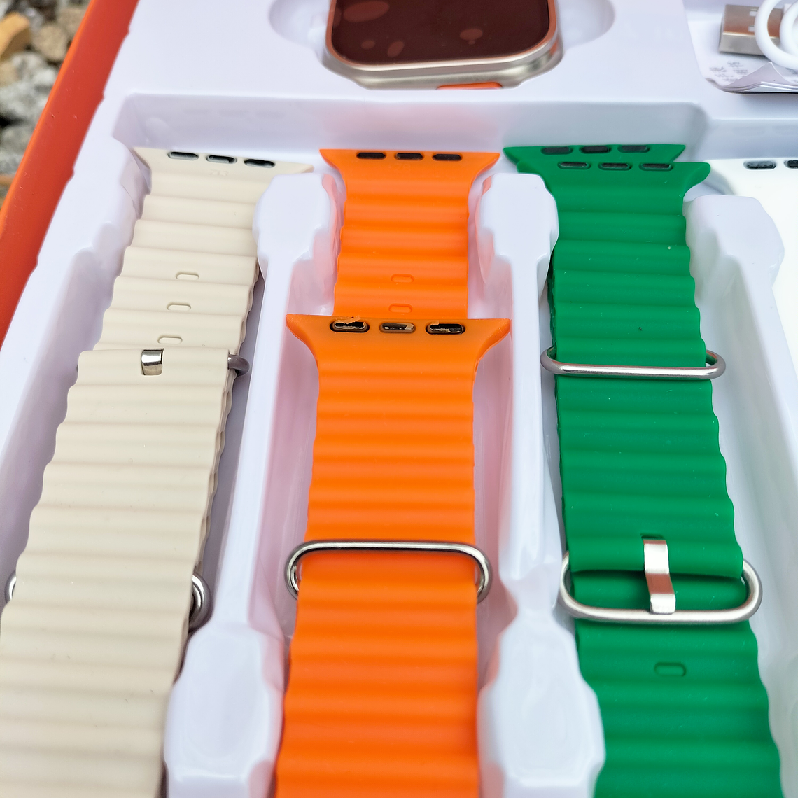 Smartwatch ultra com 7 braceletes 3