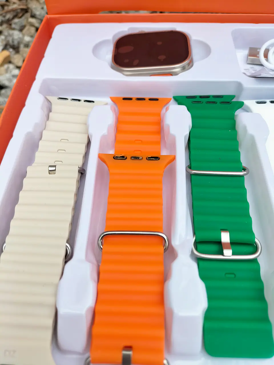 Smartwatch ultra com 7 braceletes 3