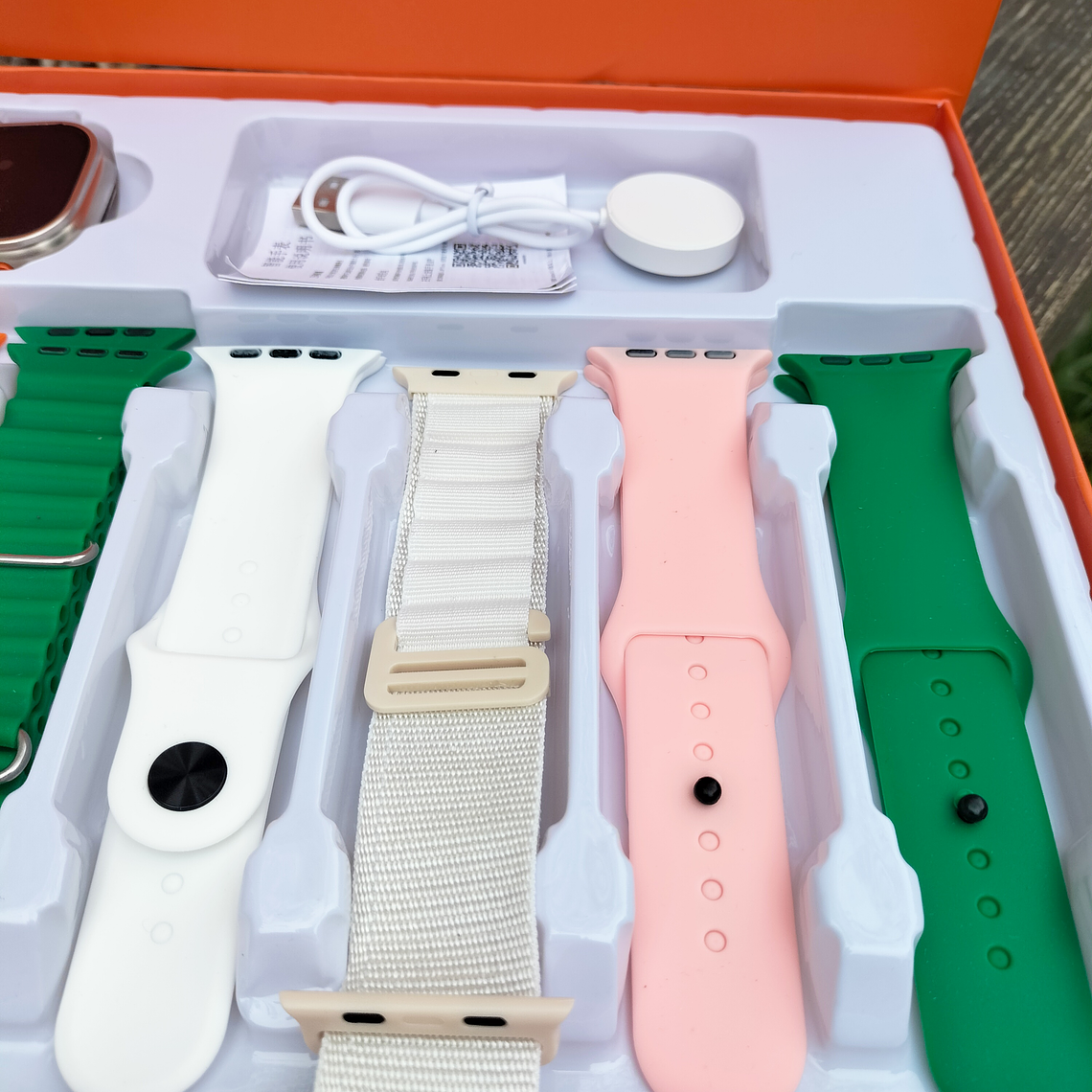 Smartwatch ultra com 7 braceletes 4