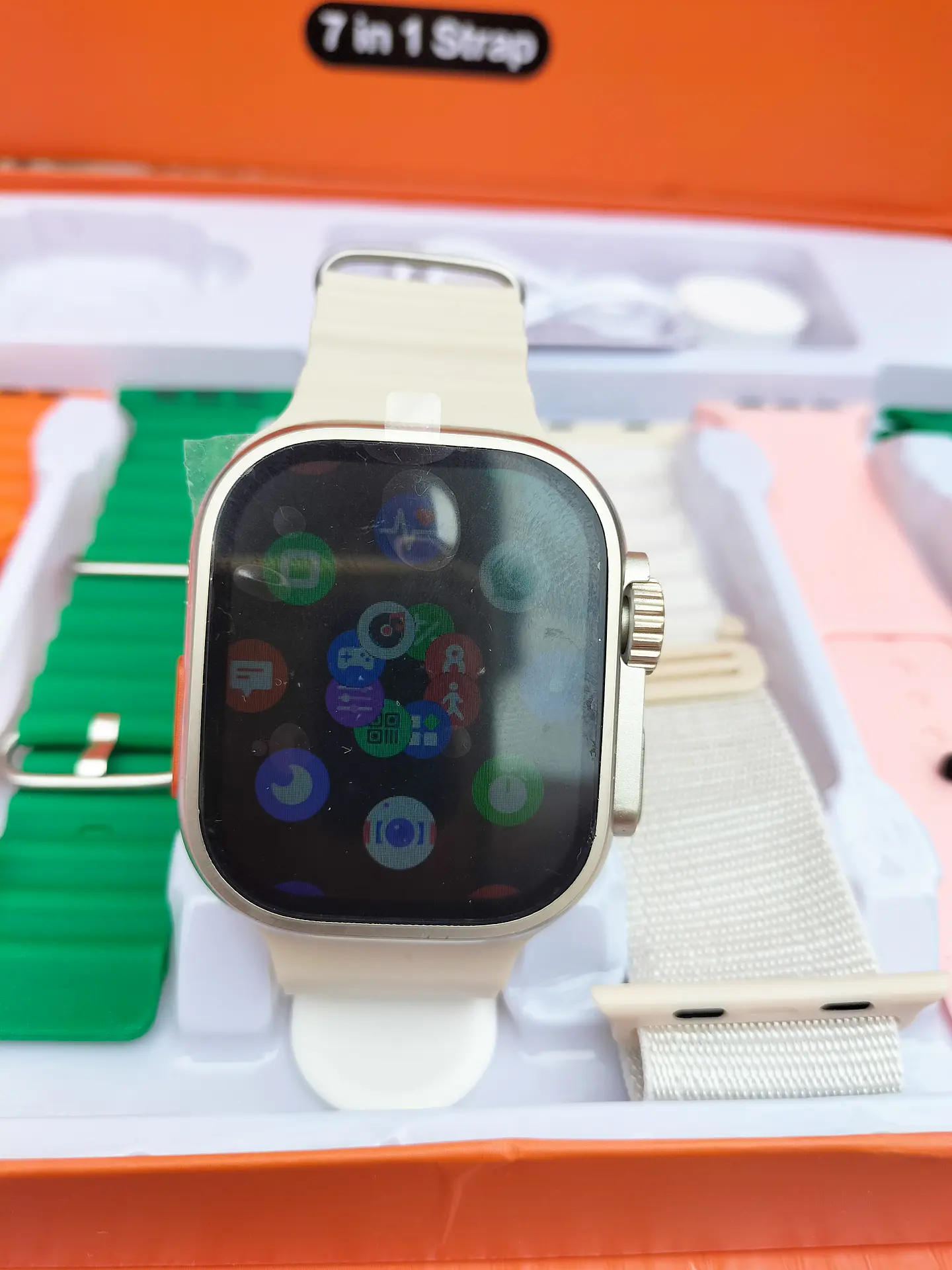 Smartwatch ultra com 7 braceletes 5