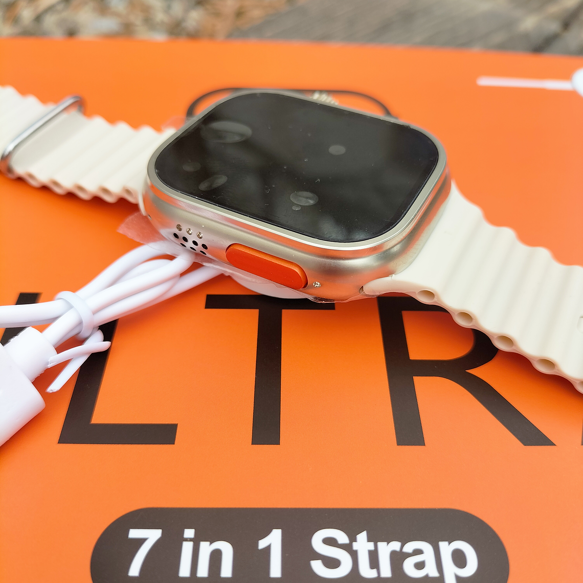 Smartwatch ultra com 7 braceletes 7