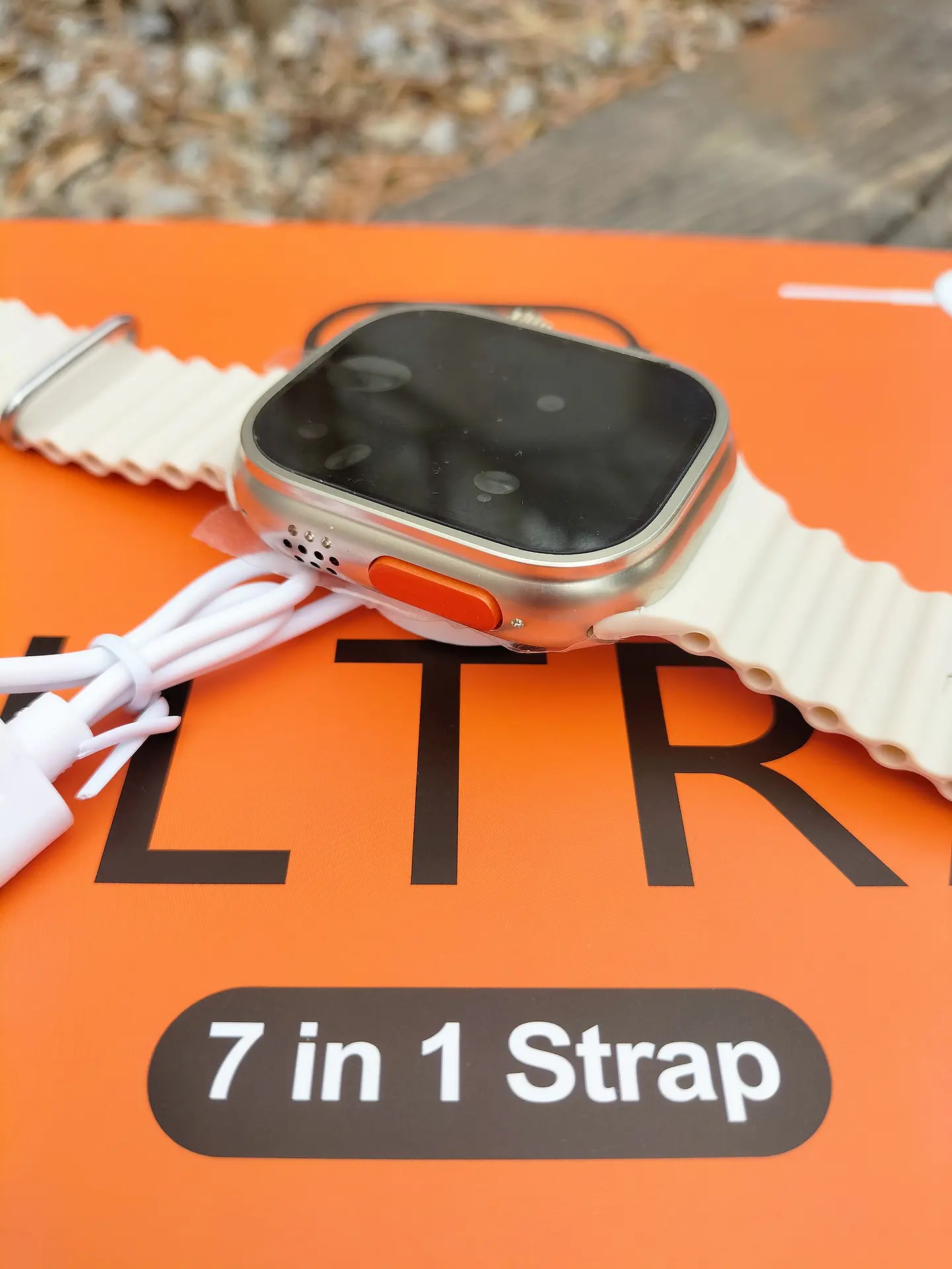 Smartwatch ultra com 7 braceletes 7