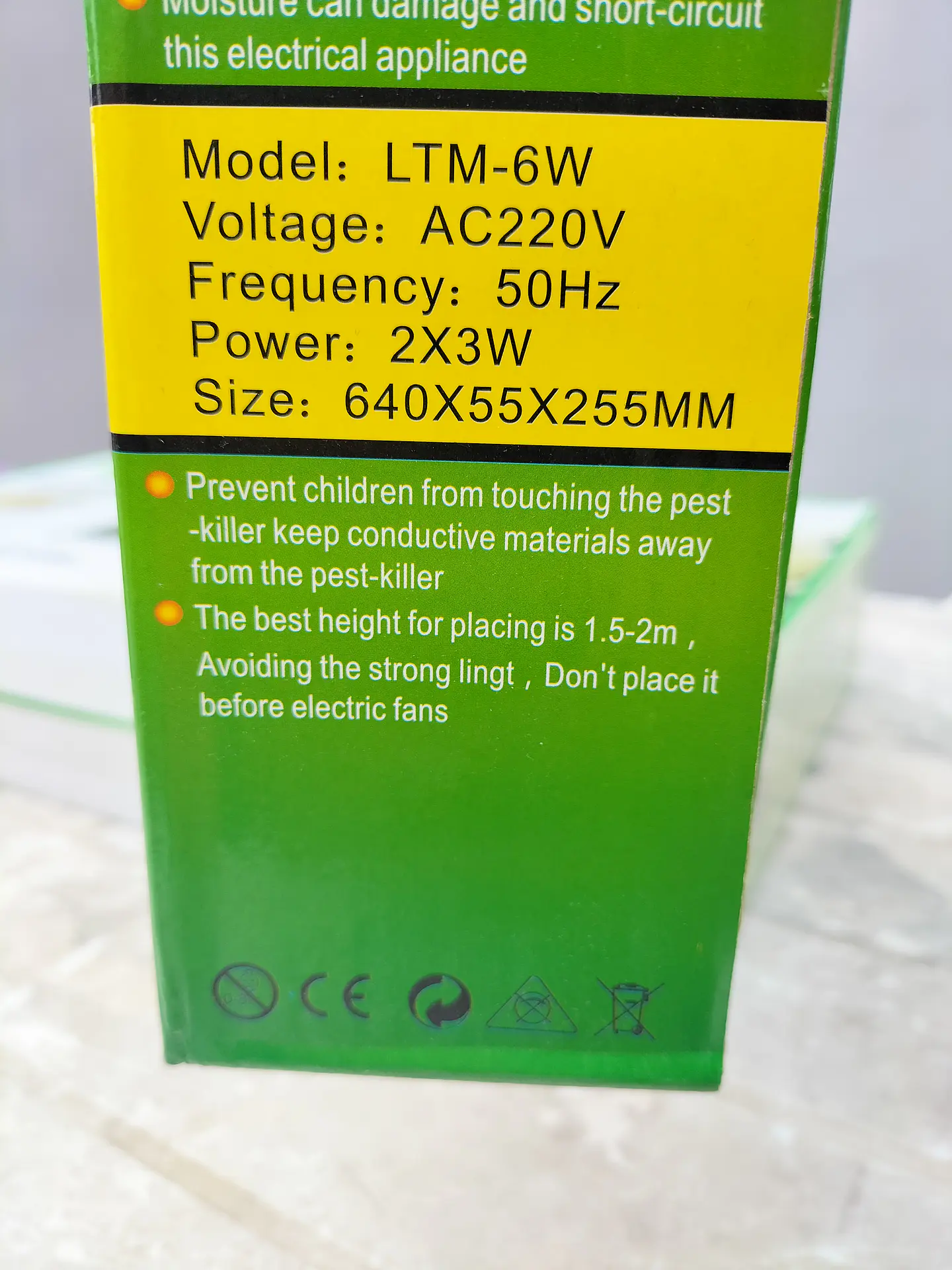 Mata mosca eletrônico 2x3v super poderoso  8