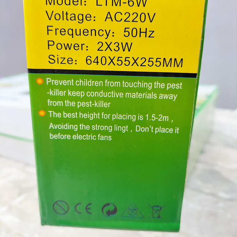 Mata mosca eletrônico 2x3v super poderoso  8