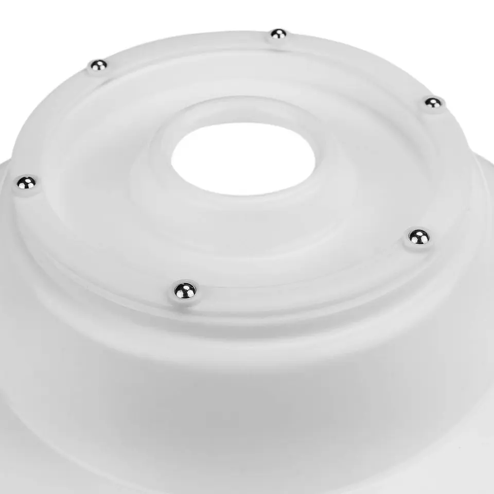 Base giratória para bolos de 28 cm com 6 espátulas. Plataforma giratória branca 7