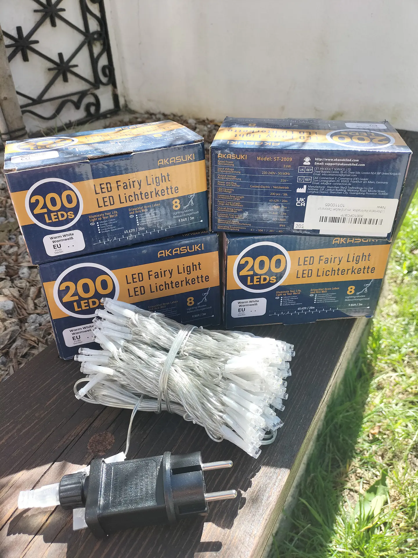 Luz em fita com 200 LED's interior ou exterior 1