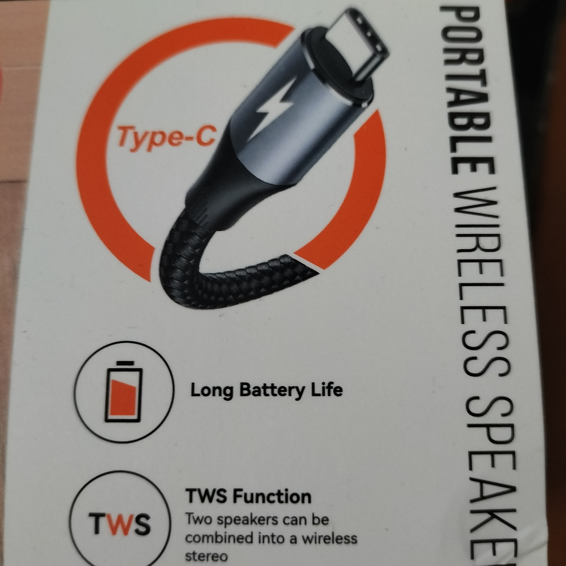 COLUNA SEM FIO BLUETOOTH T&G TG-117 TF 8