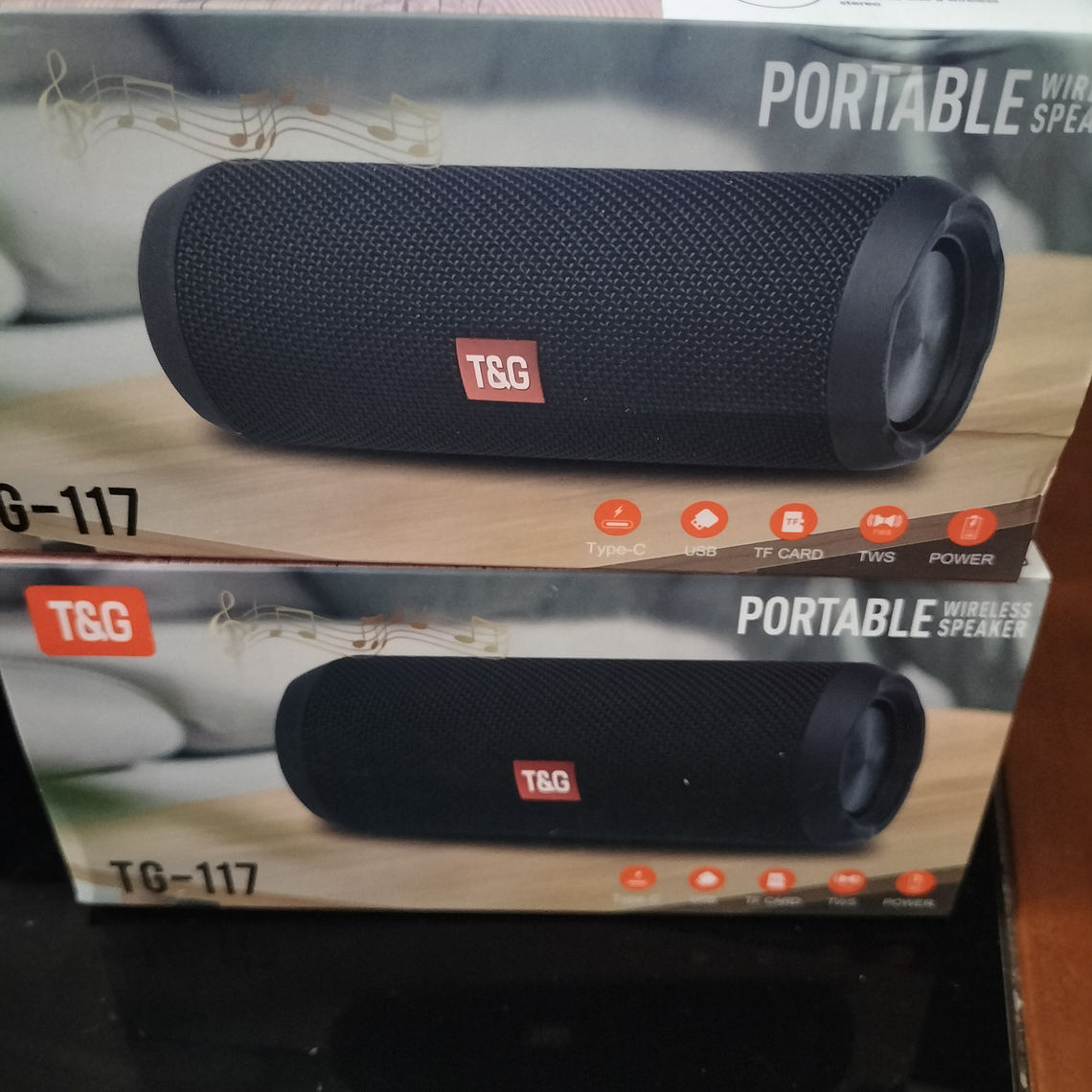 COLUNA SEM FIO BLUETOOTH T&G TG-117 TF 9