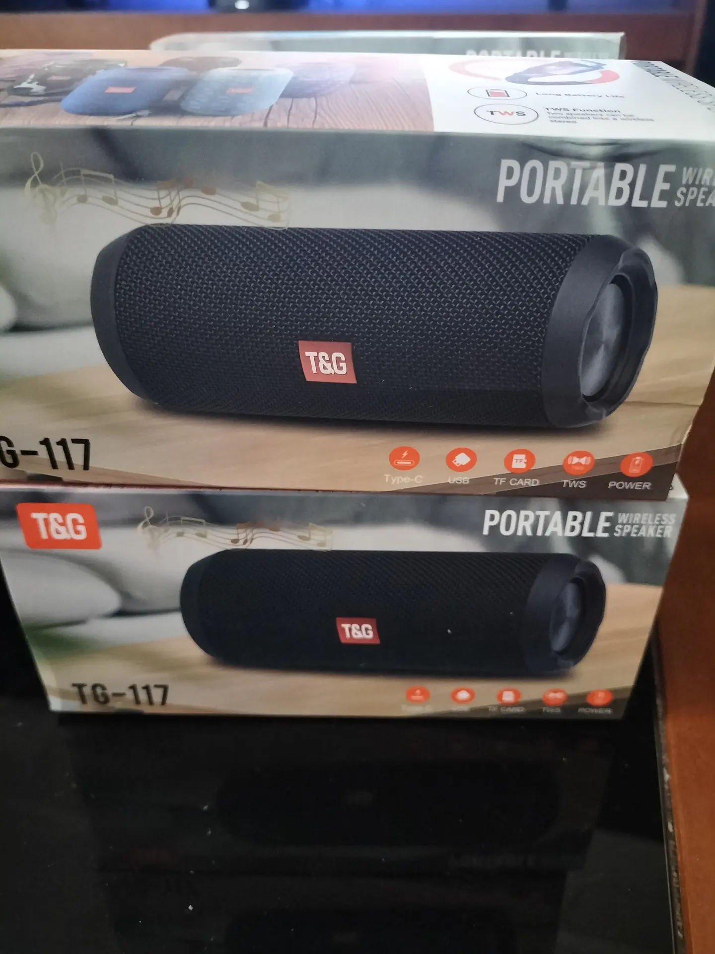 COLUNA SEM FIO BLUETOOTH T&G TG-117 TF 9