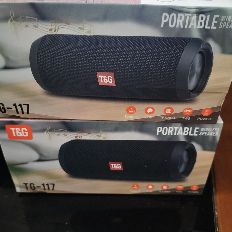 COLUNA SEM FIO BLUETOOTH T&G TG-117 TF 9