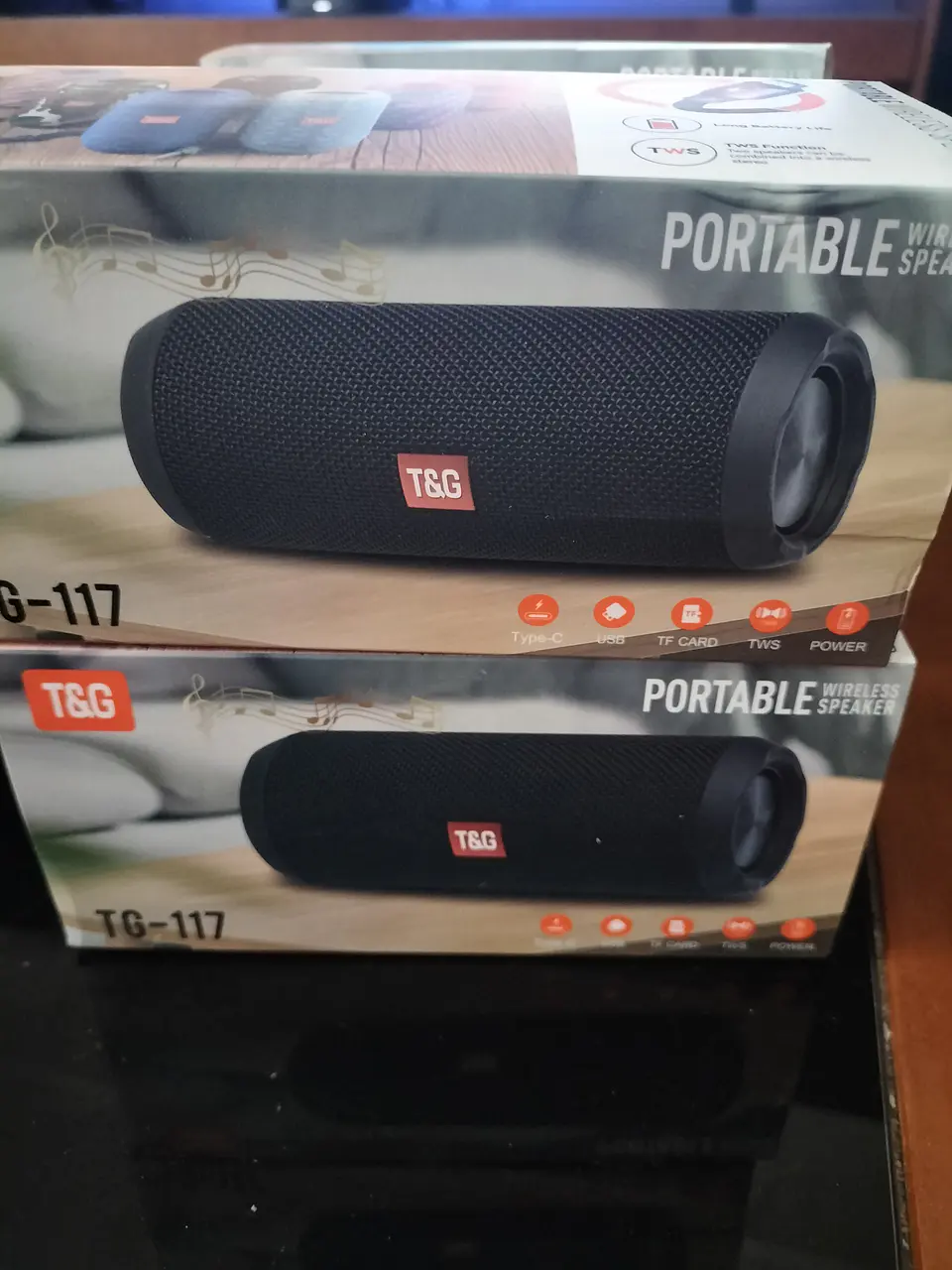 COLUNA SEM FIO BLUETOOTH T&G TG-117 TF 9