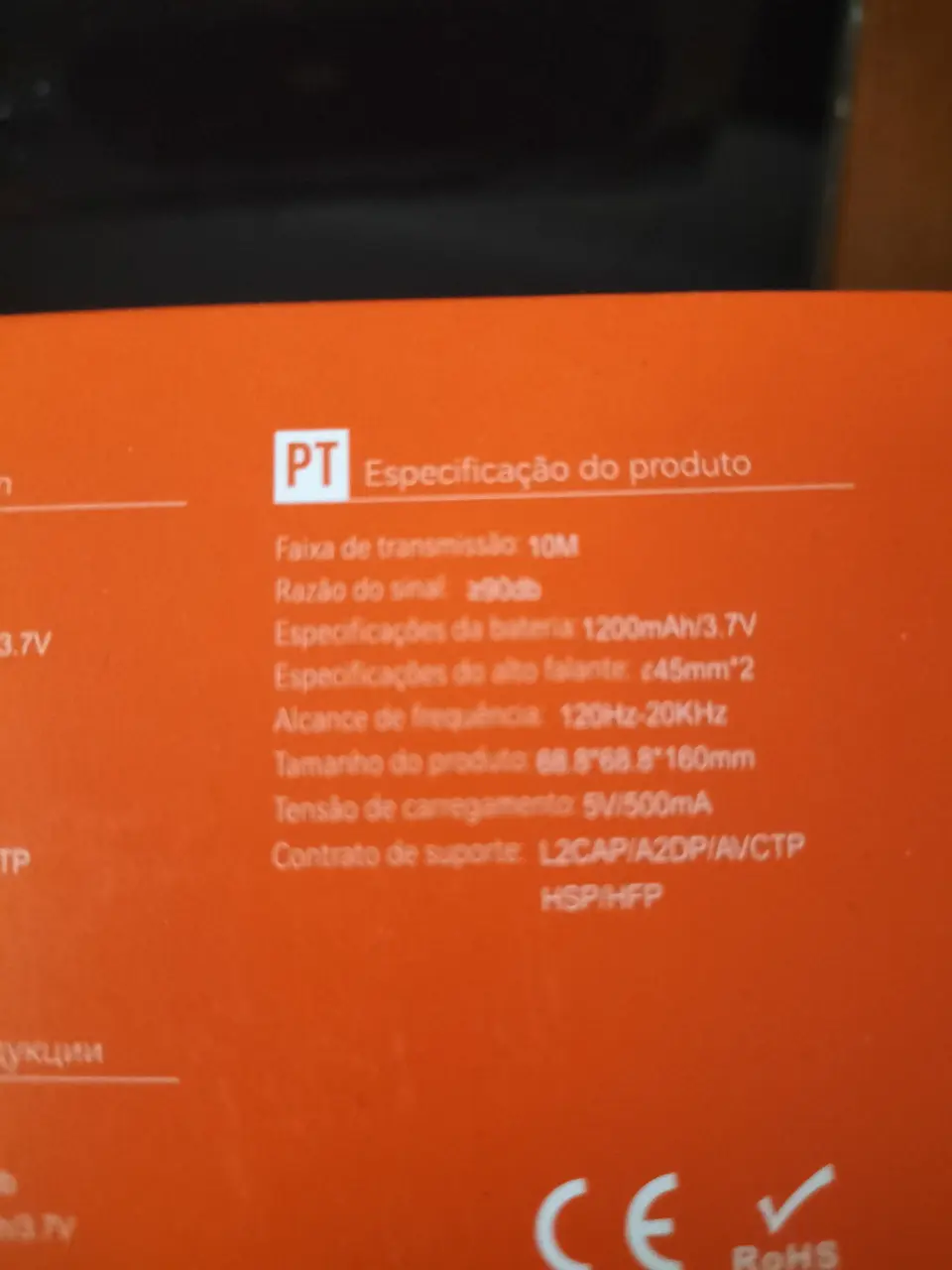 COLUNA SEM FIO BLUETOOTH T&G TG-117 TF 10