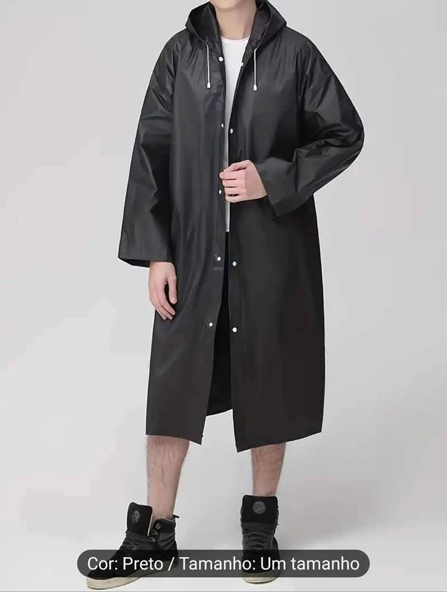 Capa chuva unissexo - Tamanho único 1