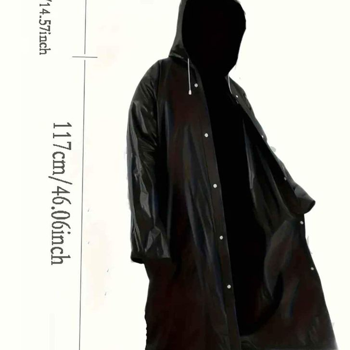 Capa chuva unissexo - Tamanho único 2