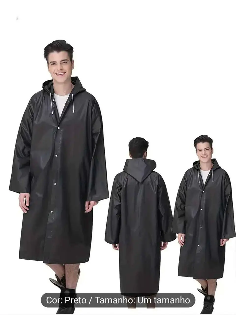 Capa chuva unissexo - Tamanho único 4