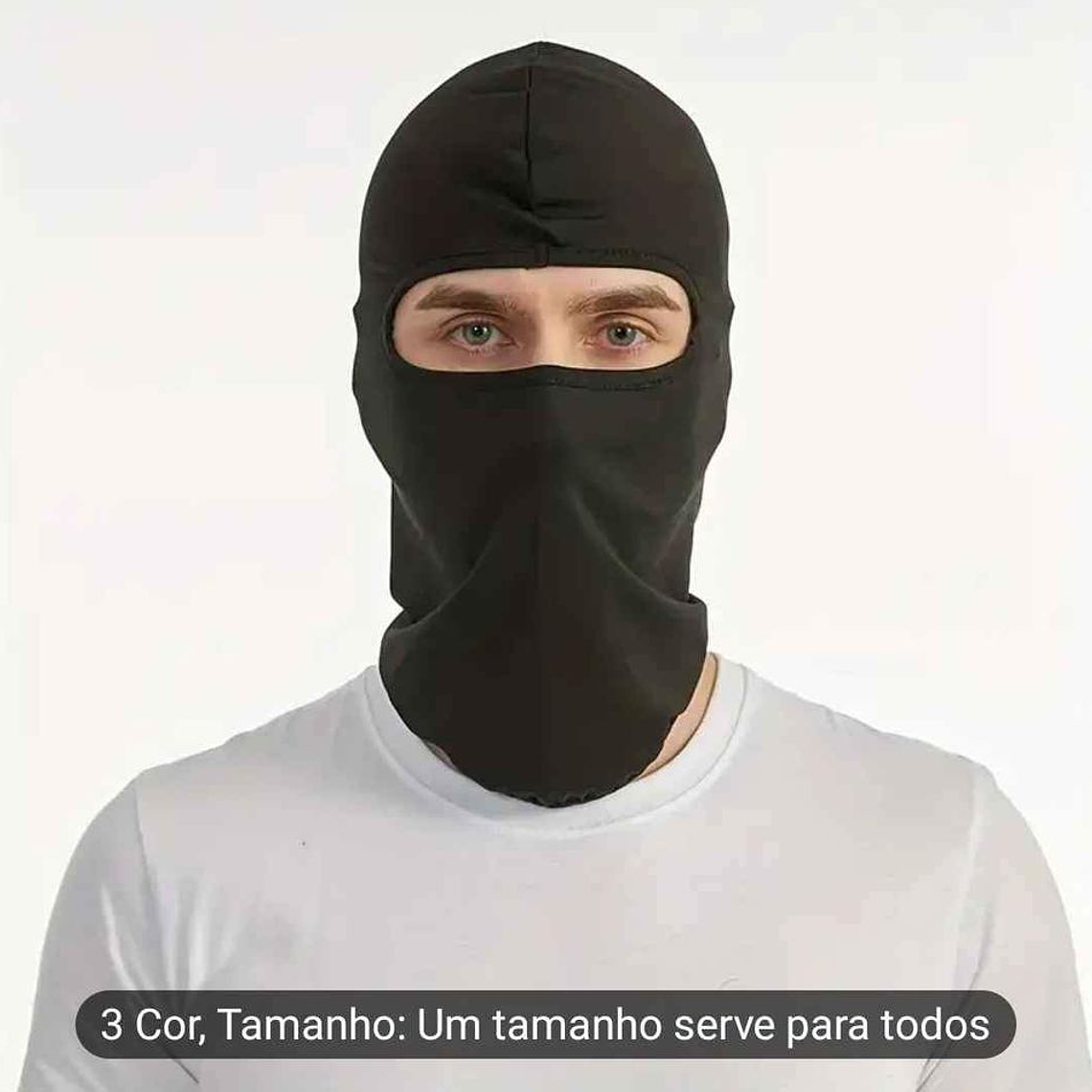 Gorro em forma Balaclava, Máscara de Esqui com Capuz 3