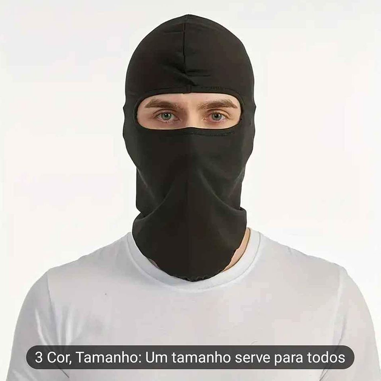 Gorro em forma Balaclava, Máscara de Esqui com Capuz 3