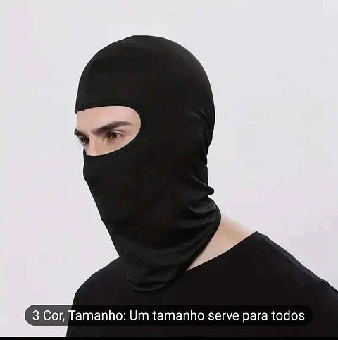 Gorro em forma Balaclava, Máscara de Esqui com Capuz