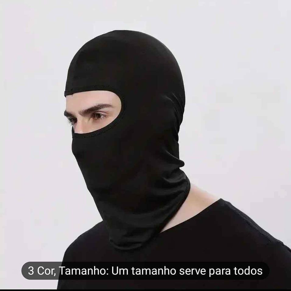 Gorro em forma Balaclava, Máscara de Esqui com Capuz 1