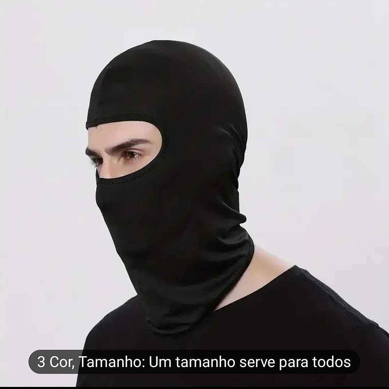 Gorro em forma Balaclava, Máscara de Esqui com Capuz 1