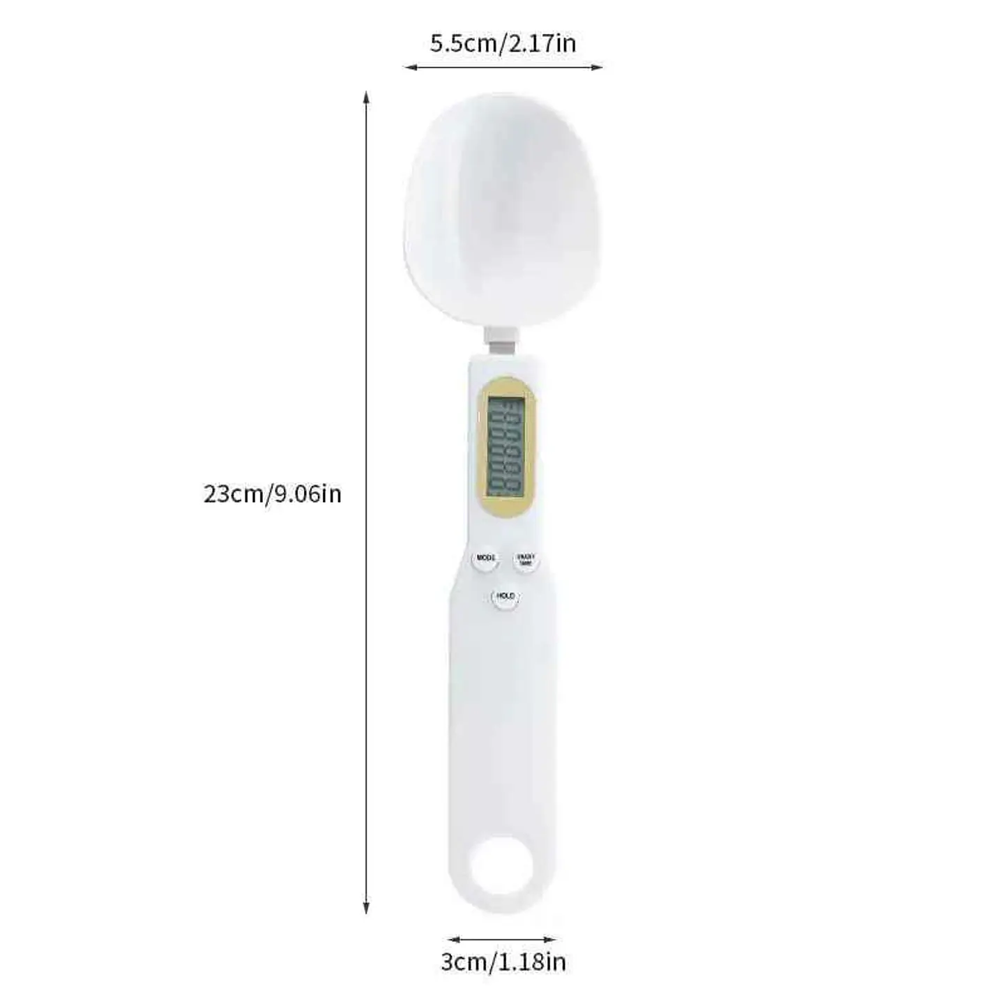 Balança eletrônica de cozinha com display LCD 3