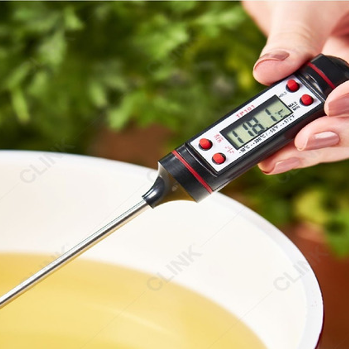 Termômetro digital para cozinha com Display Digital, Líquido, Grelha 1