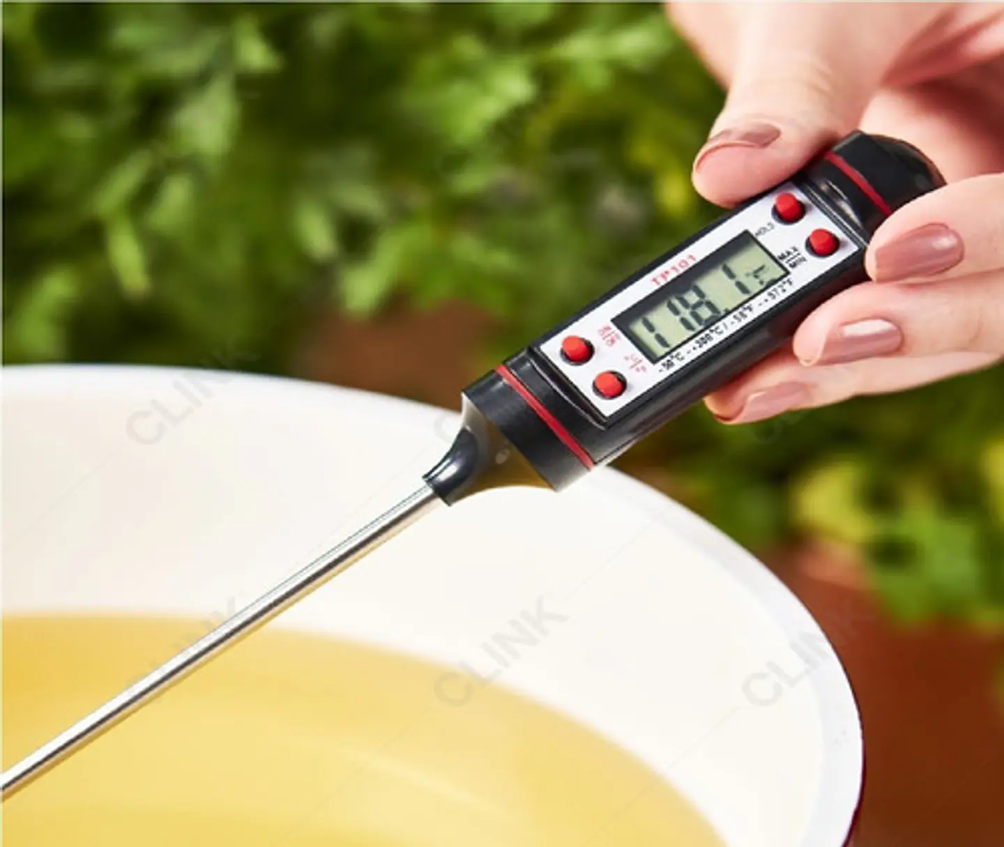 Termômetro digital para cozinha com Display Digital, Líquido, Grelha 1