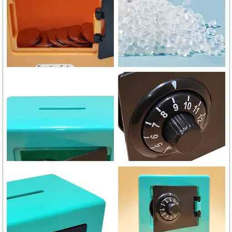 Mini cofre de segurança com código para crianças 3