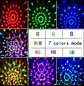 Luzes aclivadas por som para festas com comando - Thumbnail 7