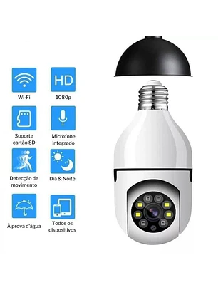 Câmera De Segurança Full HD | Wi-Fi Inteligente 