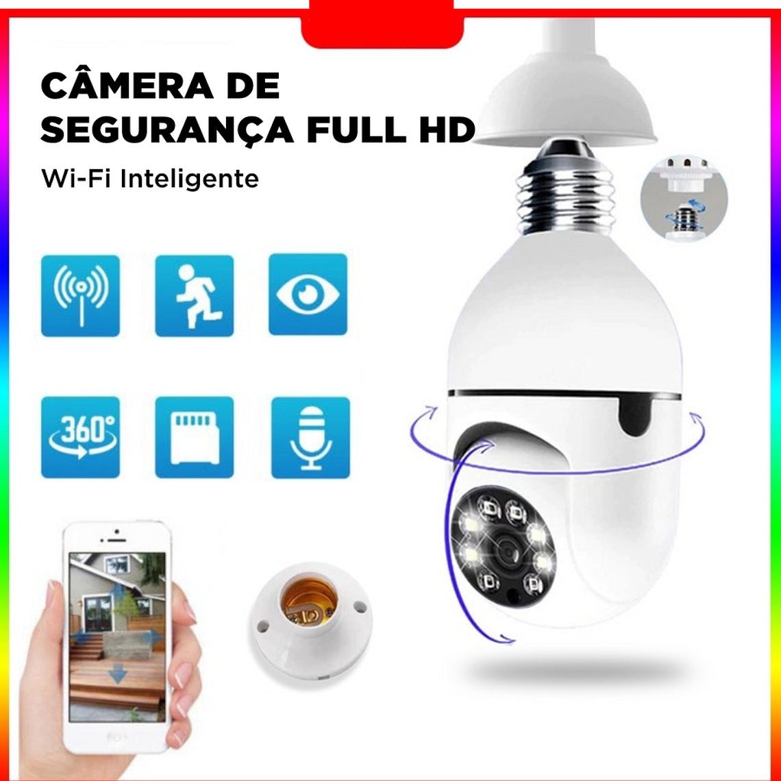 Câmera De Segurança Full HD | Wi-Fi Inteligente  5