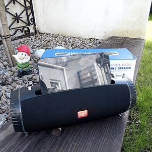 Coluna wireless com suporte de telemóvel